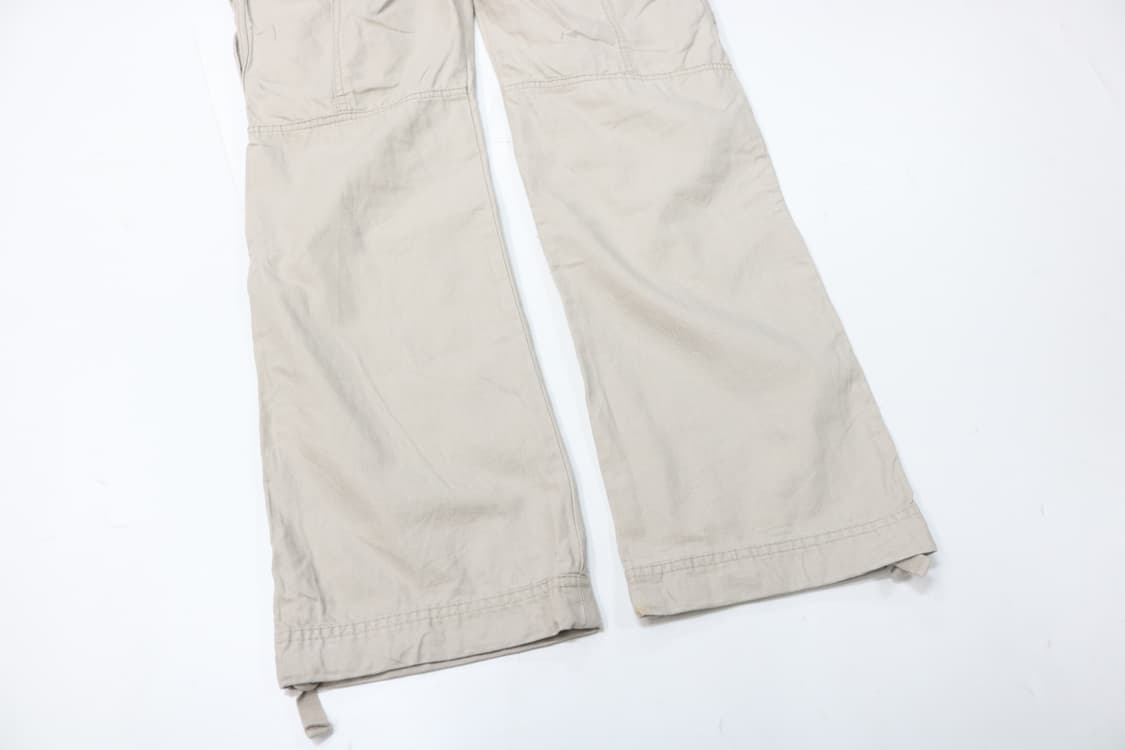 빈티지 베이지 멀티 포켓 스트링 카고 팬츠 상품이미지10