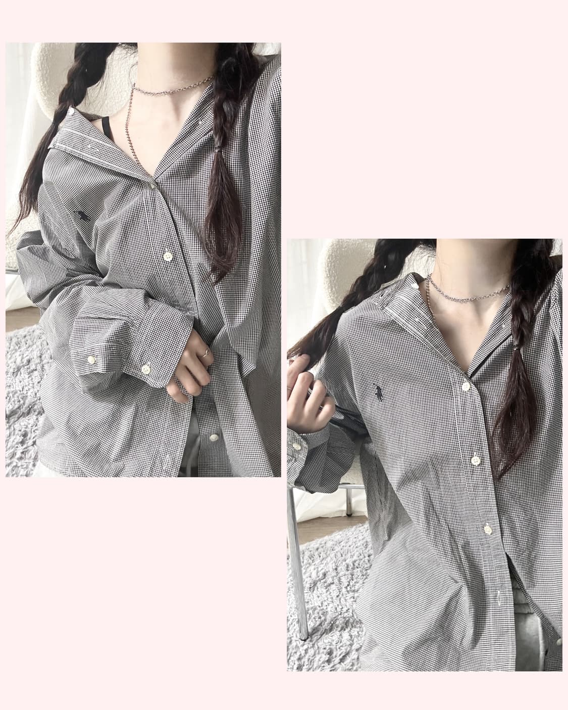 폴로 블랙포니 체크셔츠 상품이미지1
