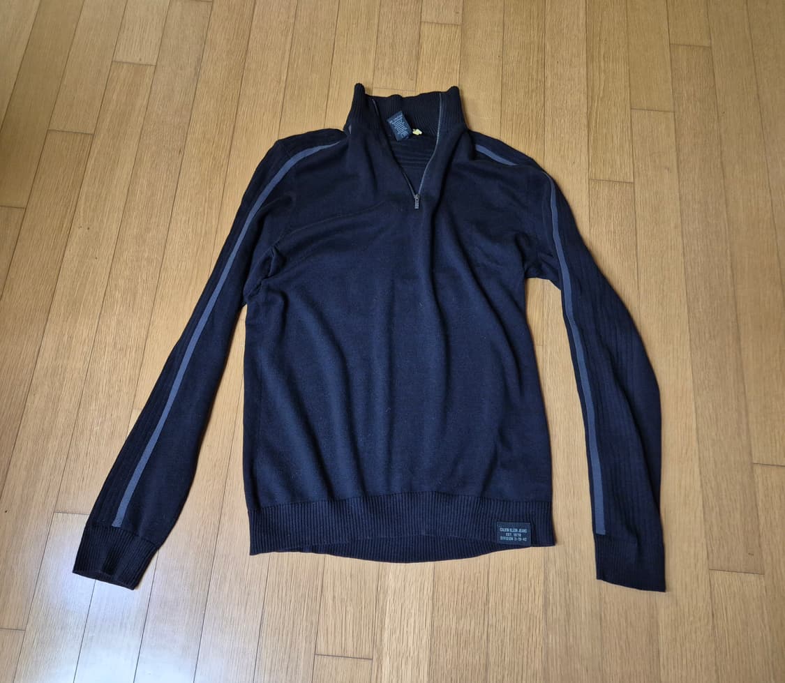 캘빈클라인 진스 반집업 니트 상품이미지1