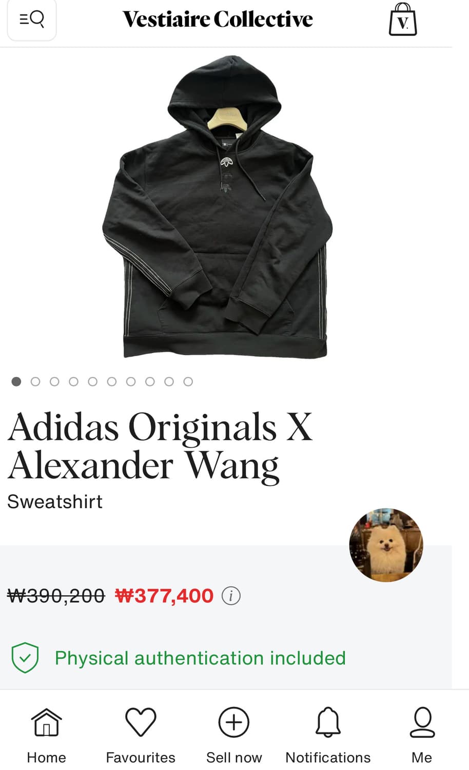 FW2017 알렉산더왕x아디다스 후드티 상품이미지2