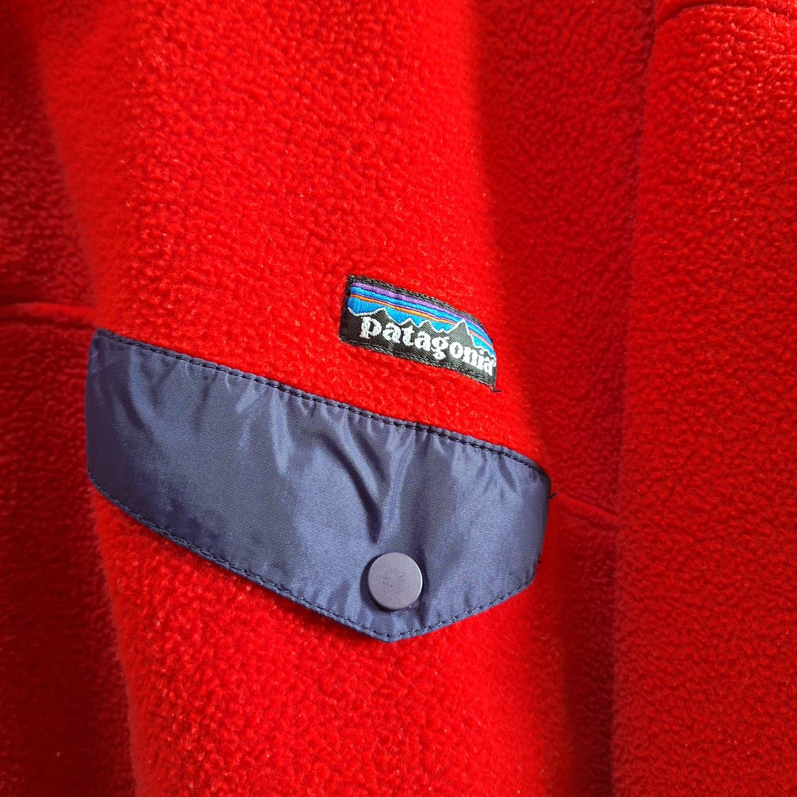 90s 파타고니아 신칠라 스탭티 레드 XL 상품이미지7