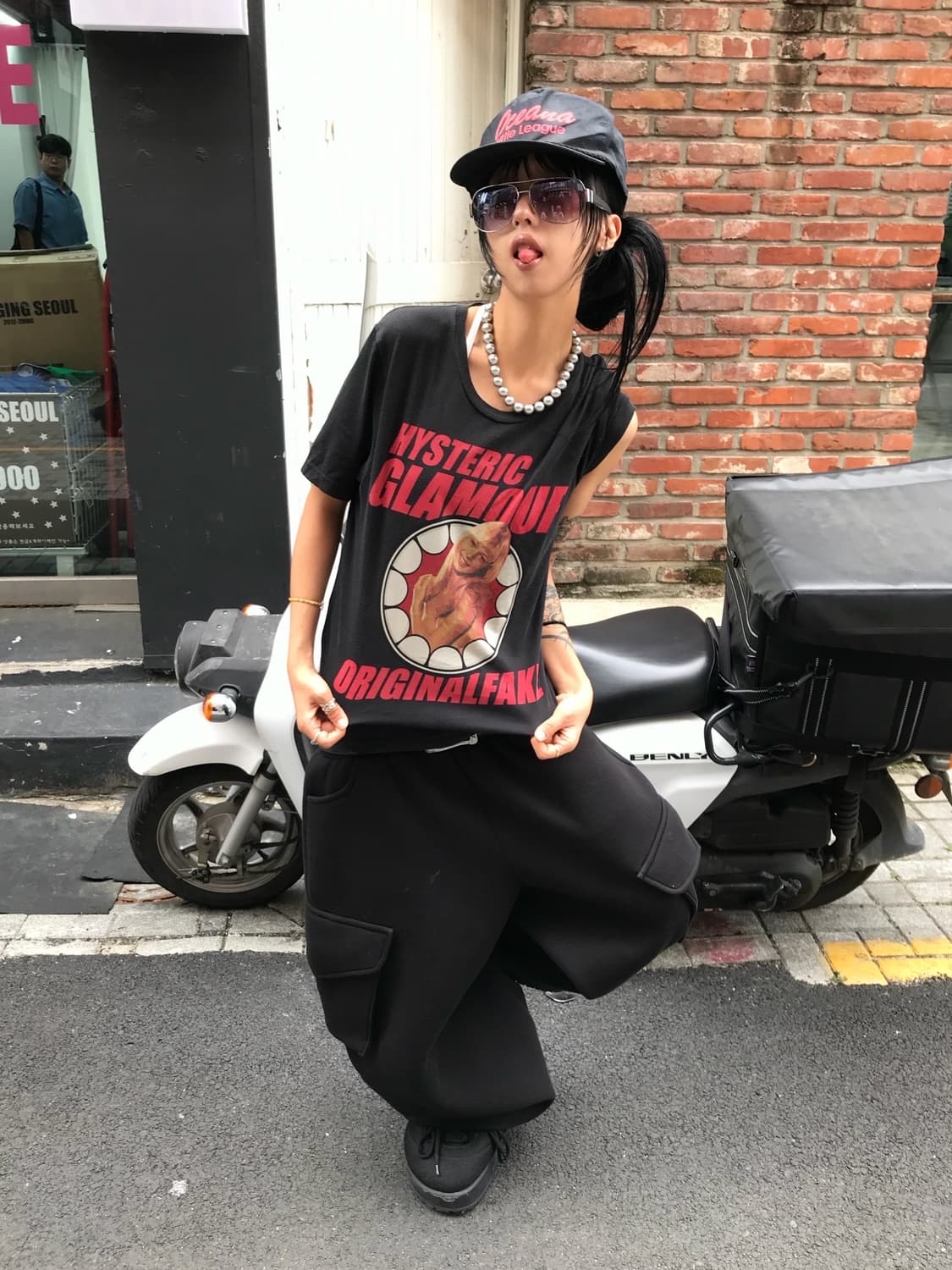 < Hysteric Glamour His Girl T-shirt > 상품이미지1
