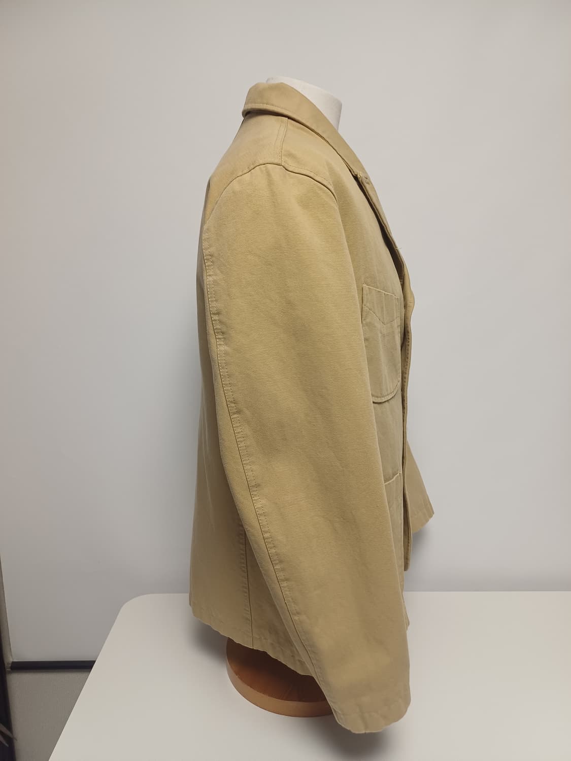 [L] 유니폼브릿지 체인지 버튼 워크 자켓 (Beige) 상품이미지2