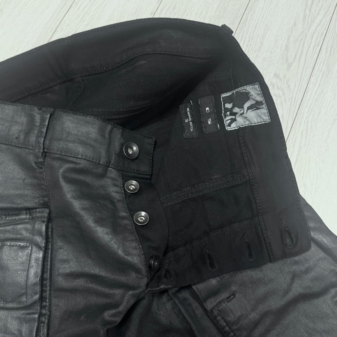 릭오웬스 멤피스 코팅 팬츠 상품이미지3