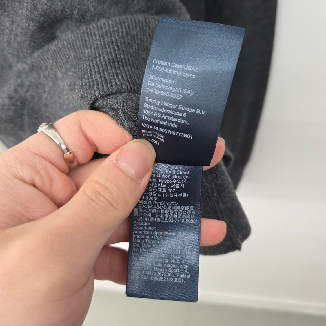 타미힐피거 그레이 니트 스웨터 남XL 상품이미지7