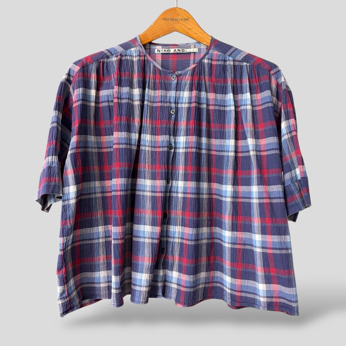 (여성F)niko and 니코앤드 체크 셔츠 블라우스 상품이미지1