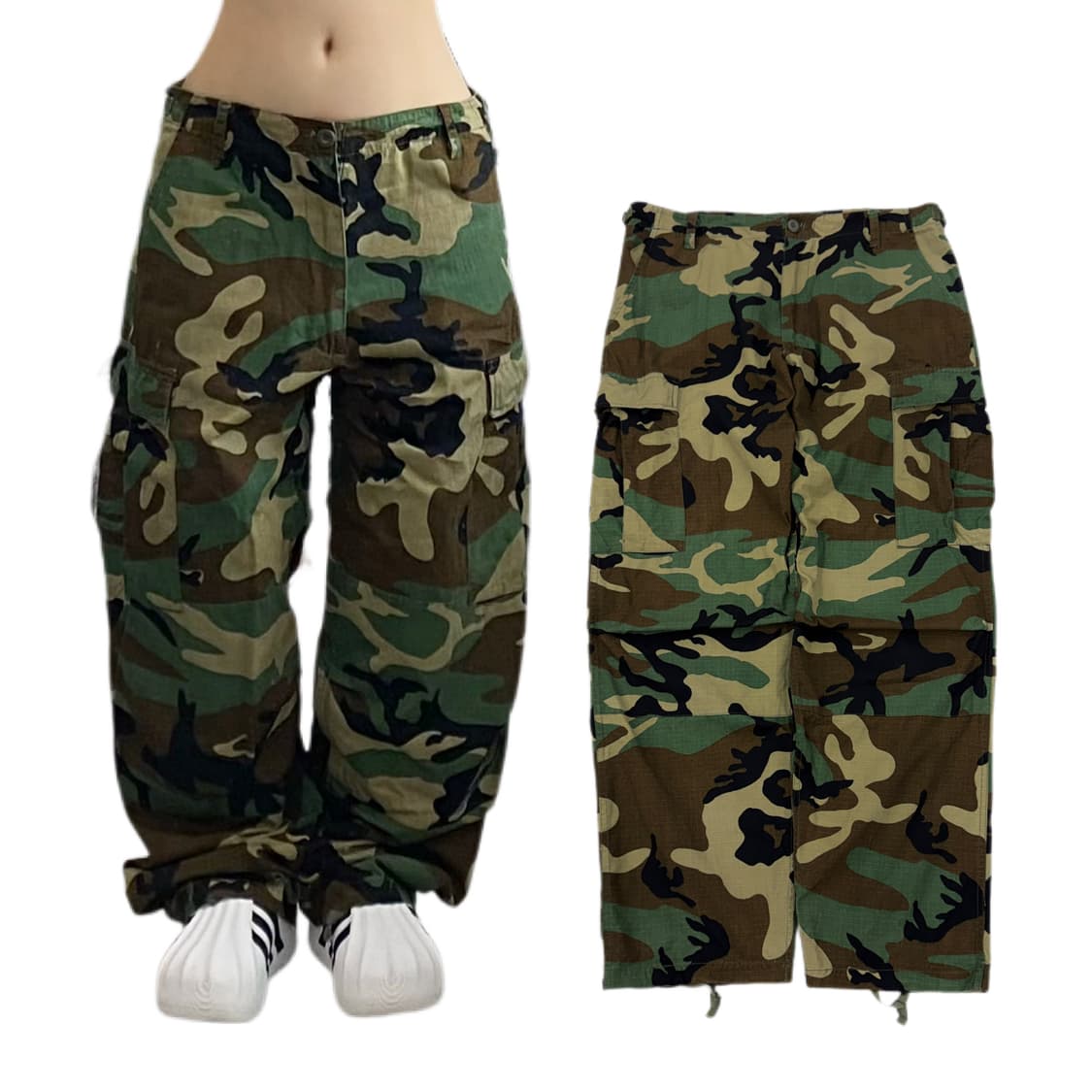밀리터리 OG 우드랜드 카모 카고팬츠 상품이미지1