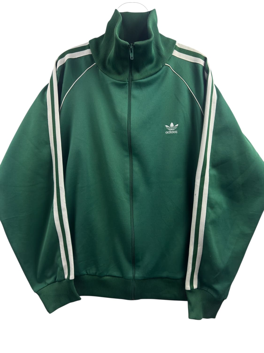80s 아디다스 데상트 화이트 그린 트랙탑져지1415 상품이미지1