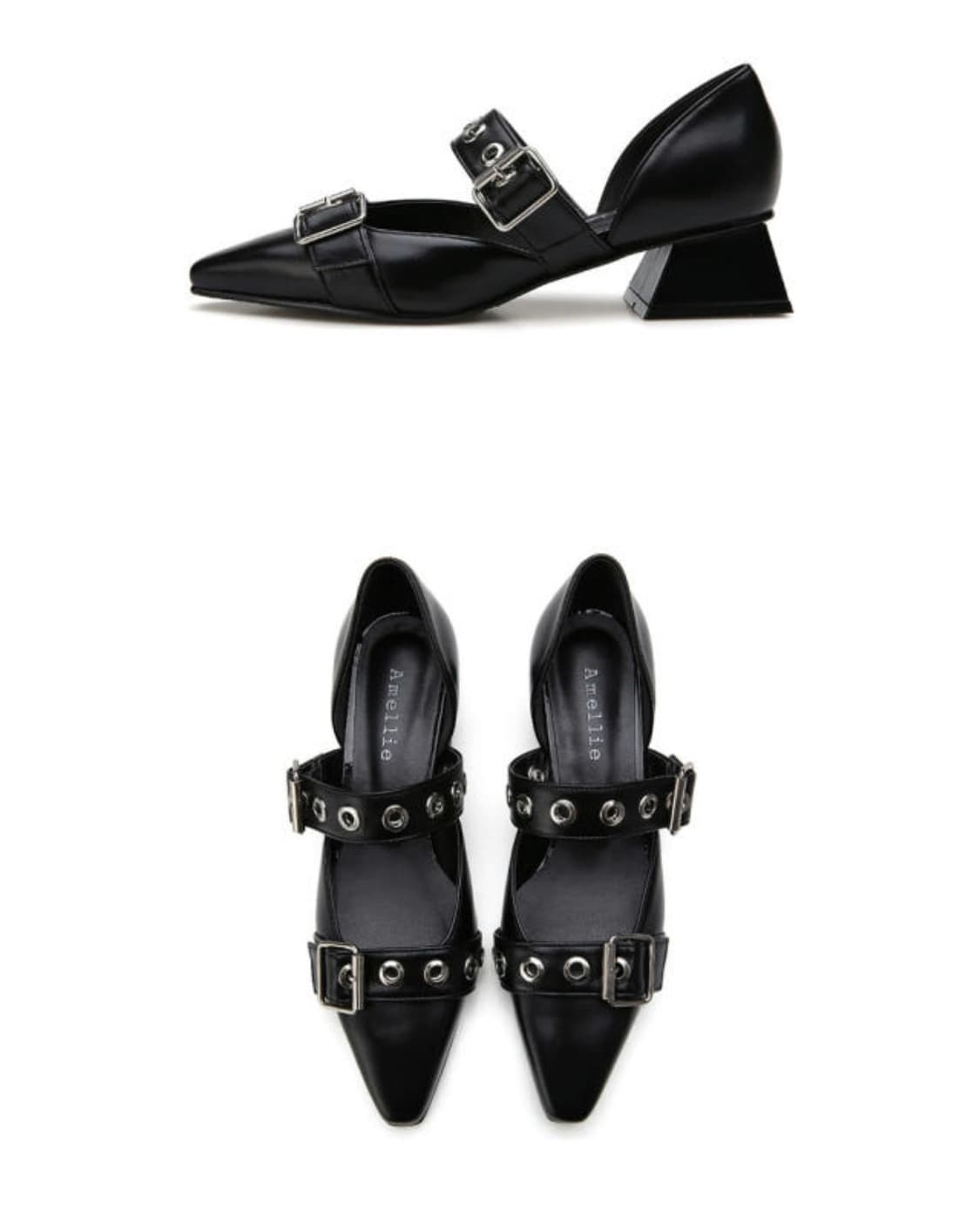Amellie 아멜리에 black heather pumps 상품이미지3