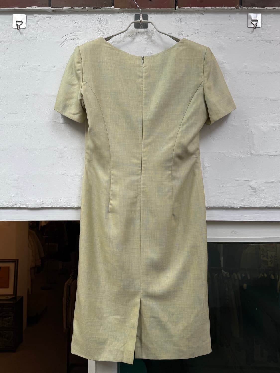 ESCADA 에스카다 울 실크 블렌드 반팔 원피스 38 상품이미지7