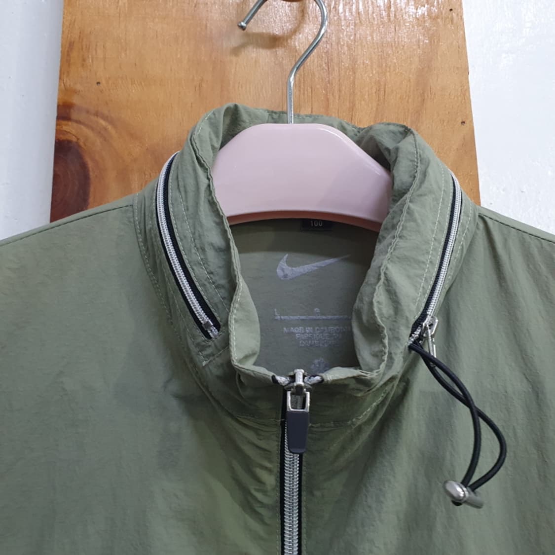 나이키 카키색 후드 바람막이자켓(100) 상품이미지9
