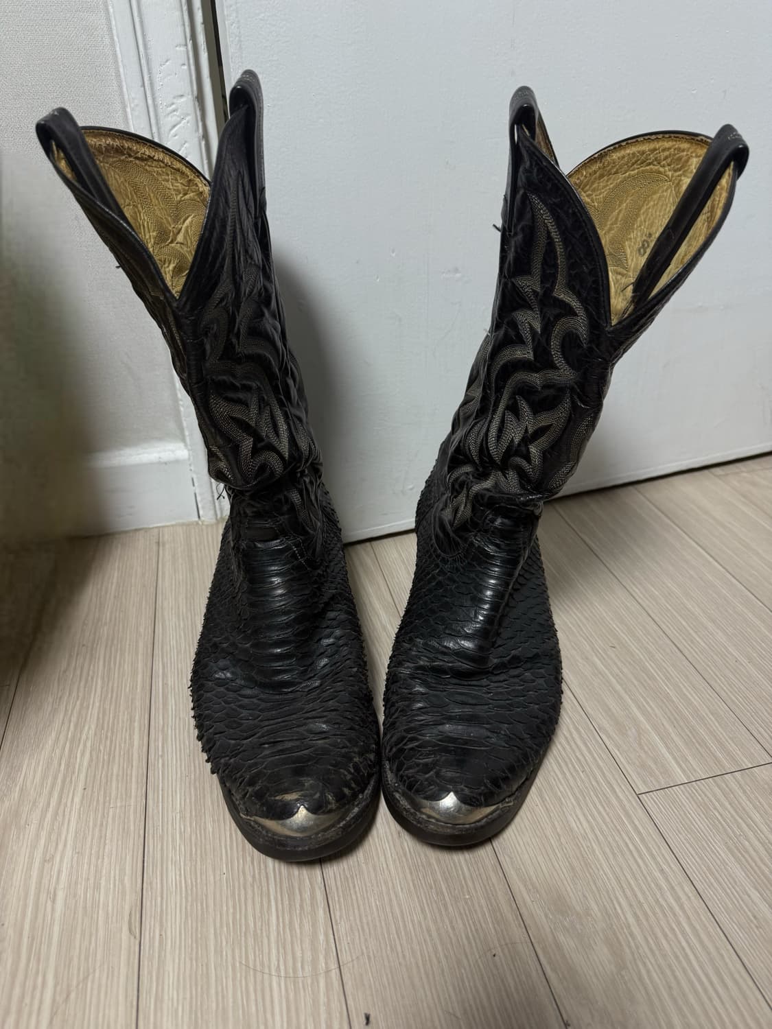 토니리마 뱀피 메탈찡 웨스턴부츠 상품이미지3