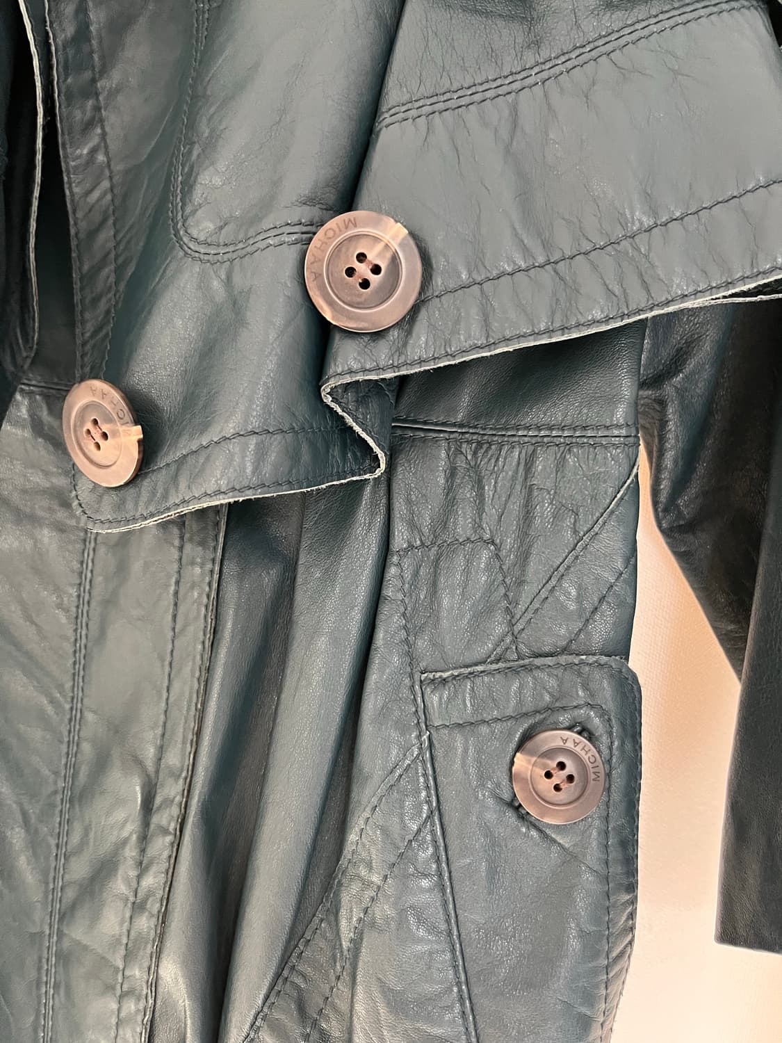 MICHAA 양가죽 트렌치 코트 상품이미지6