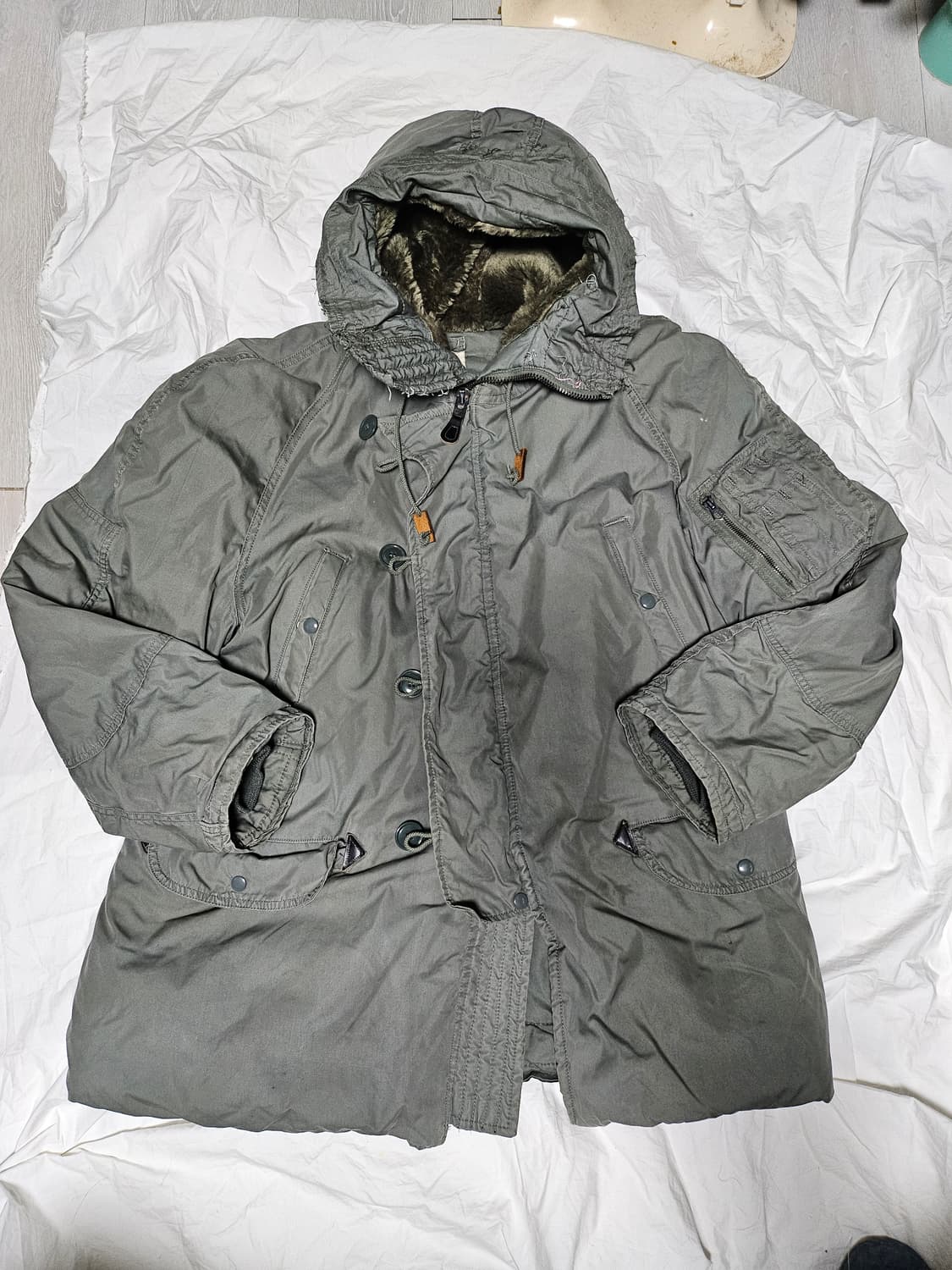 80s 오리지날 N-3B 파카 스노클 파카 L 상품이미지1