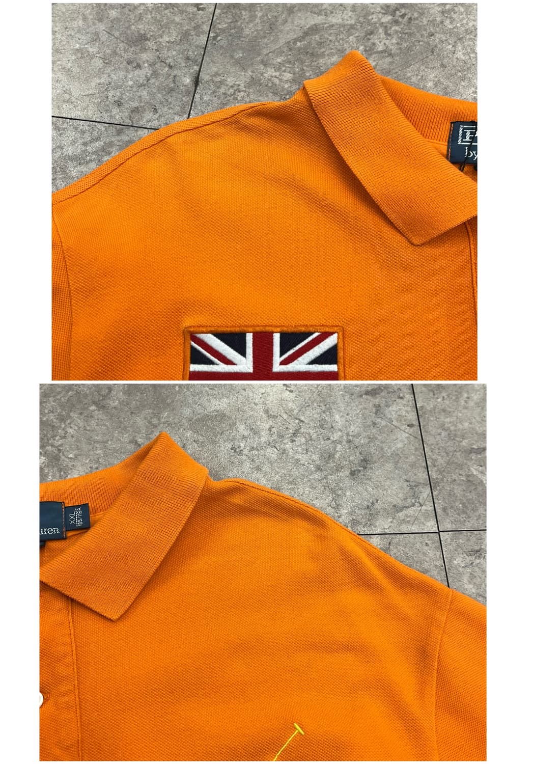 폴로 랄프로렌 빅포니 반팔 카라티 오렌지 2XL #csz3150 상품이미지5