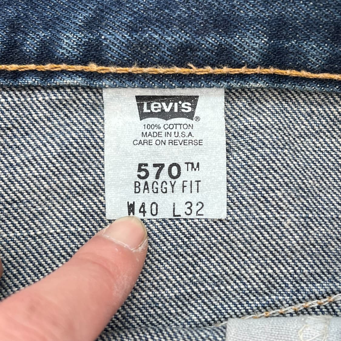 usa 리바이스 570 데님팬츠 r2159 상품이미지6