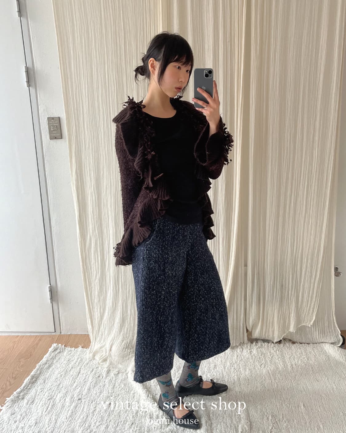 vintage wool capri pants 상품이미지2