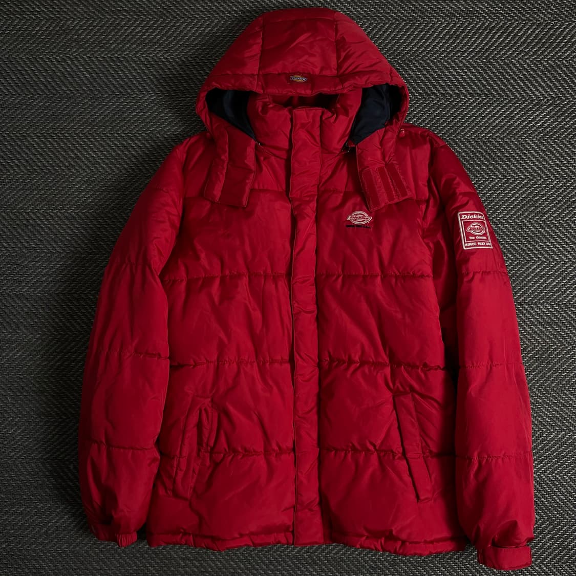 디키즈 USA 오리지날 퀼팅 경량 패딩 레드y 3373 상품이미지2