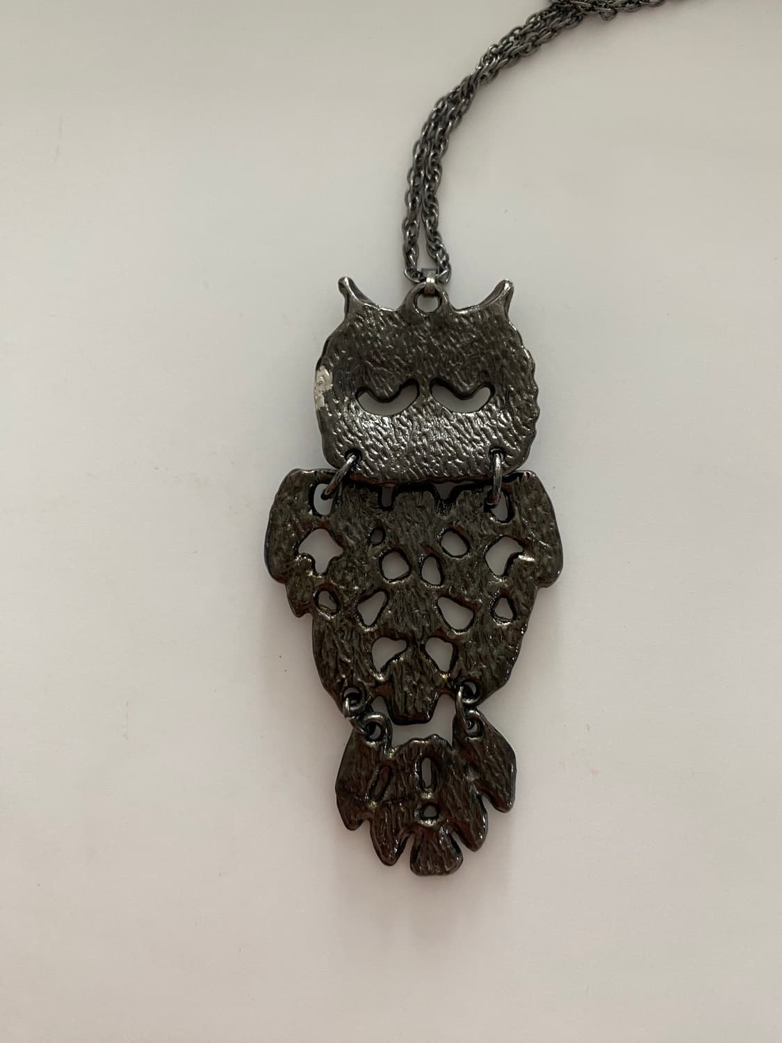 빈티지 부엉이 브론즈 목걸이 상품이미지6