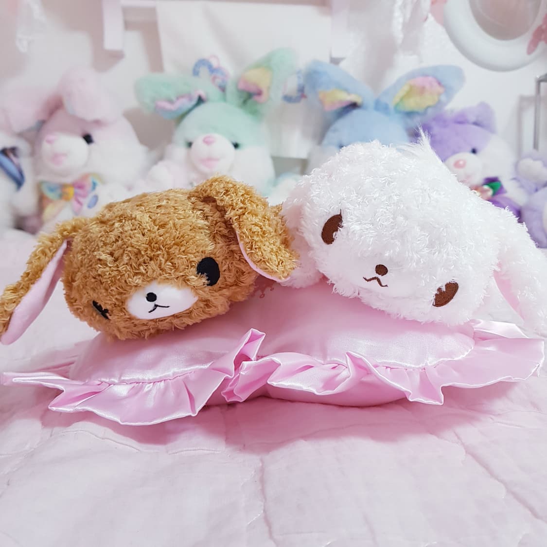 산리오 슈가바니즈 시로우사 쿠로우사 필통 파우치 상품이미지1