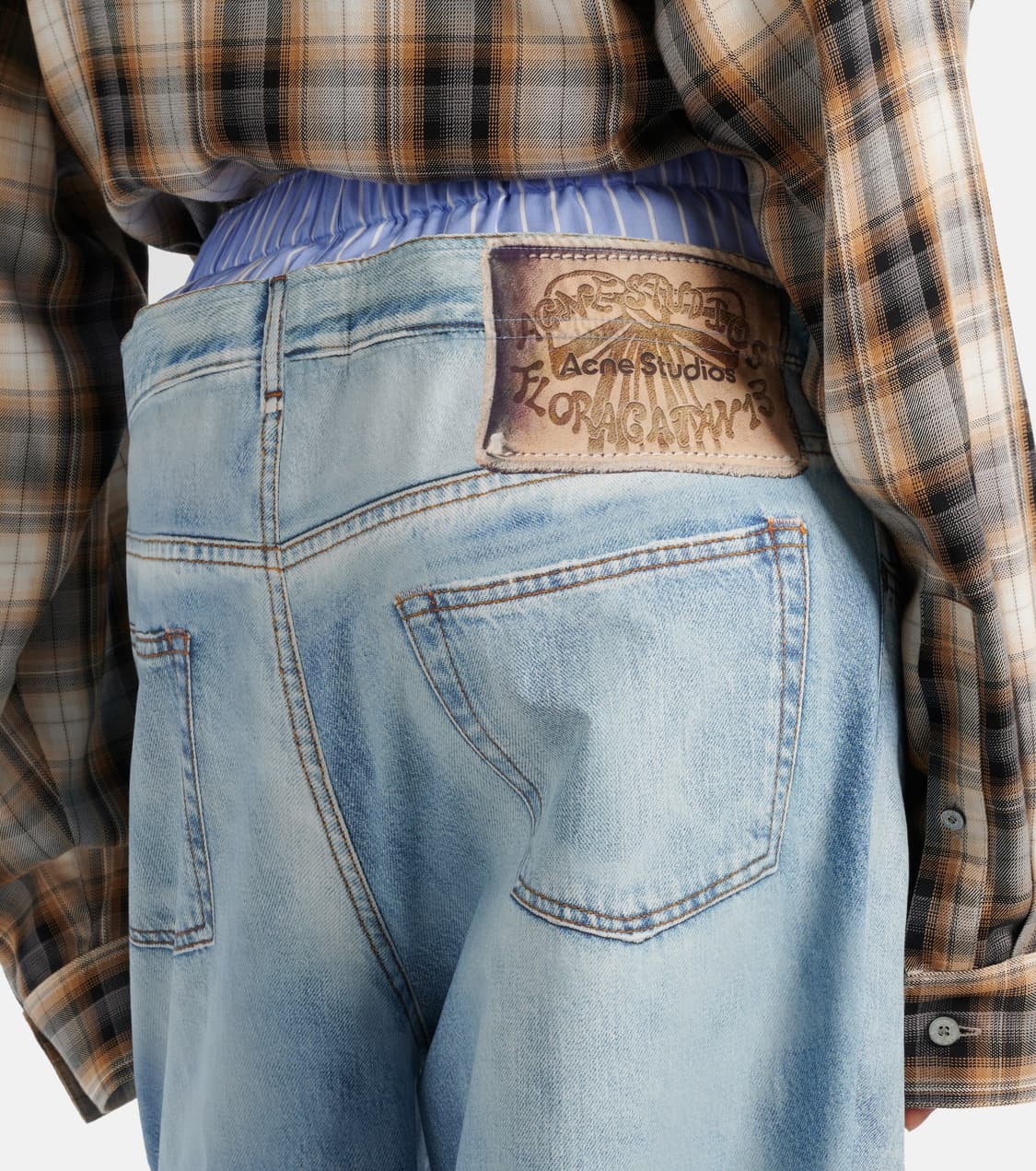 아크네스튜디오 트롱프뢰유 코튼 와이드 팬츠 상품이미지2