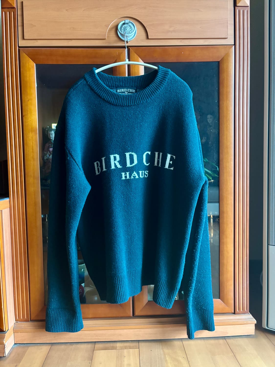 BIRD CHE 니트 다크 그린  상품이미지1