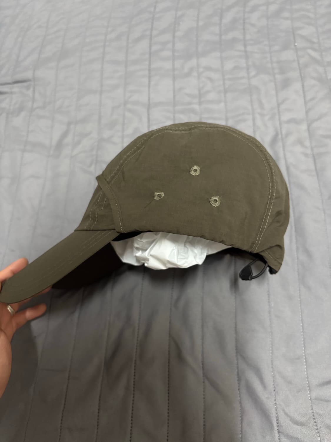 글랙 지퍼 트루피 캡 (카키) 상품이미지2