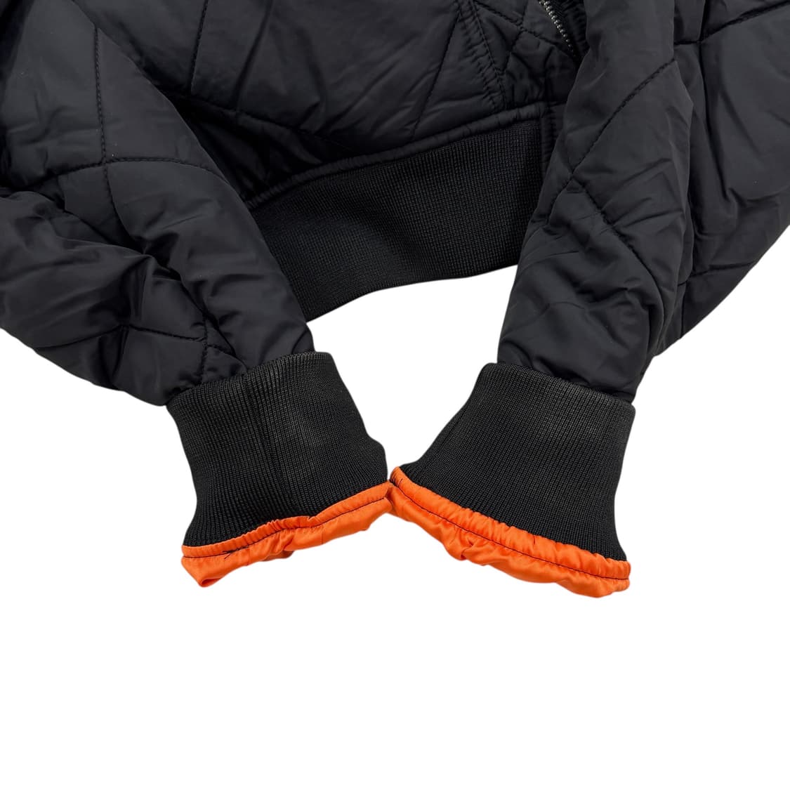 어웨이크 뉴욕 퀄팅 나일론 봄버 자켓 블랙 L 상품이미지6