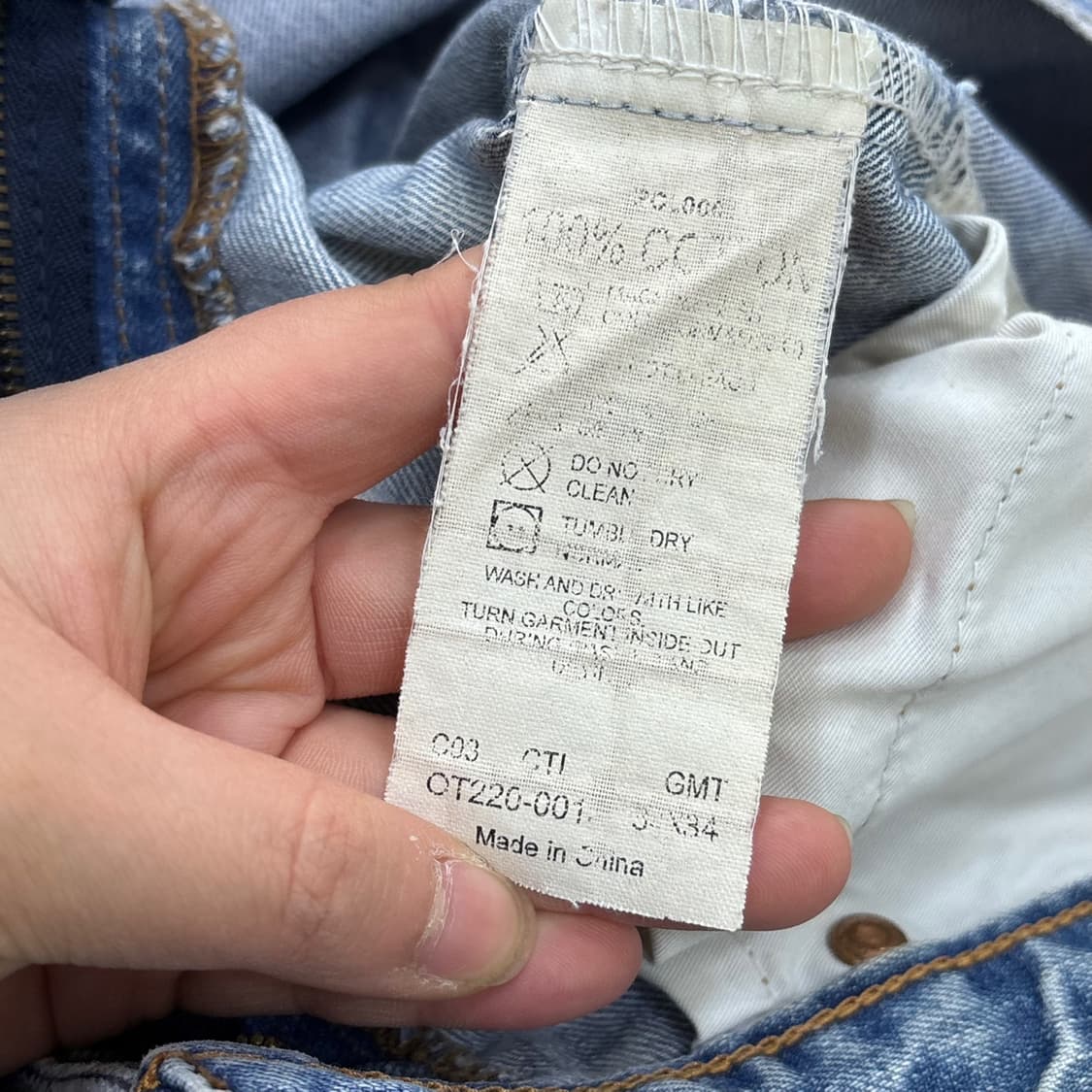 W86 리바이스 220 중청 데님 팬츠 0326E 상품이미지3