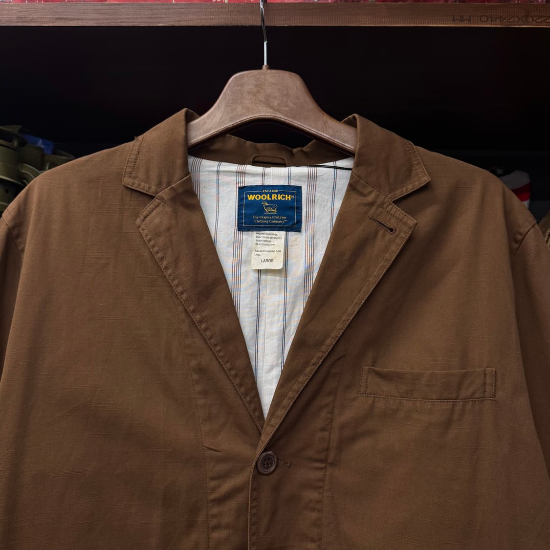 00s 울리치 브라운 블레이져 헌팅 스포츠 자켓 마이 상품이미지3