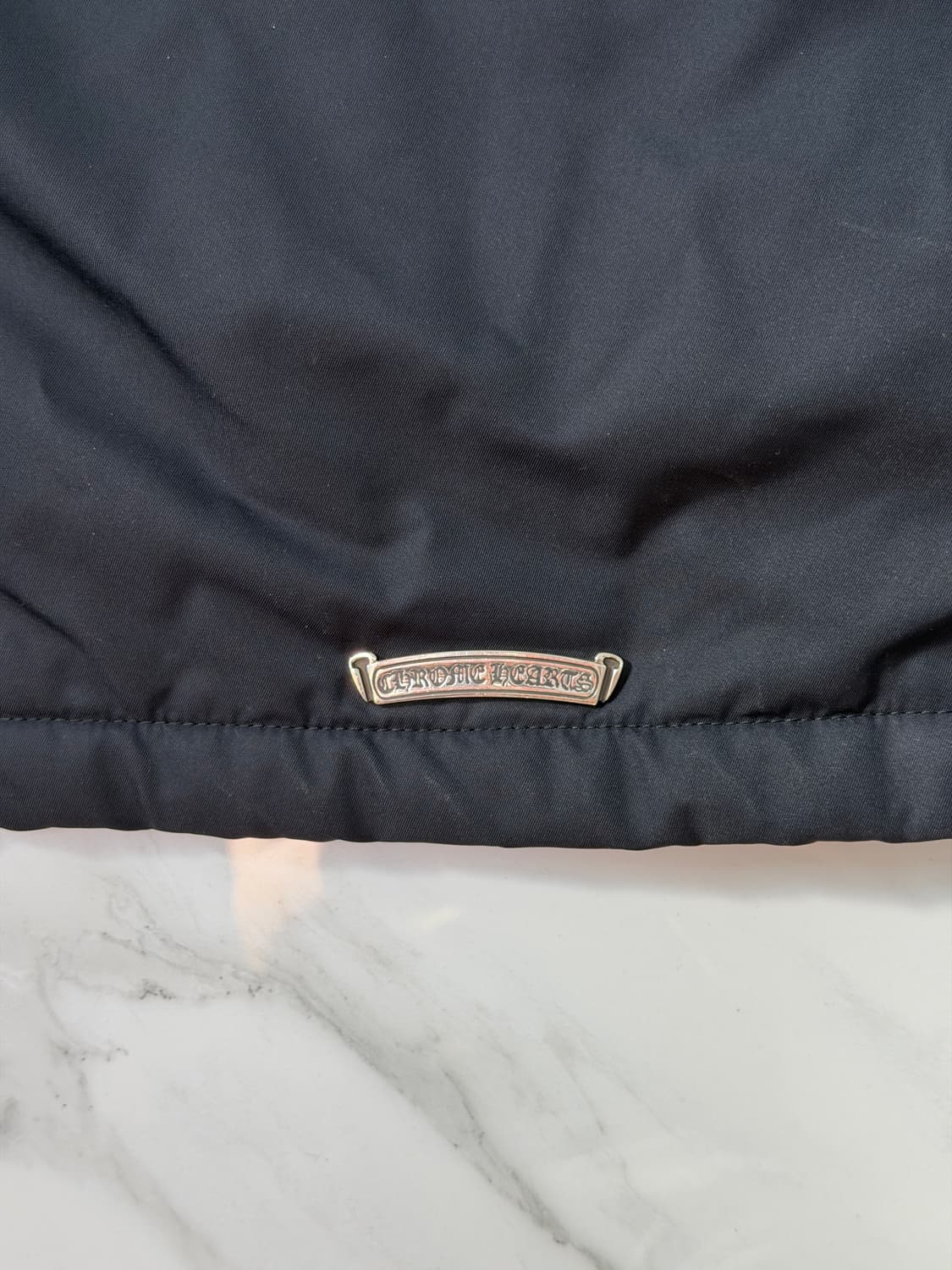 새상품 크롬하츠 트리플 크로스 레더패치 롱 후드 퍼자켓 M 상품이미지6