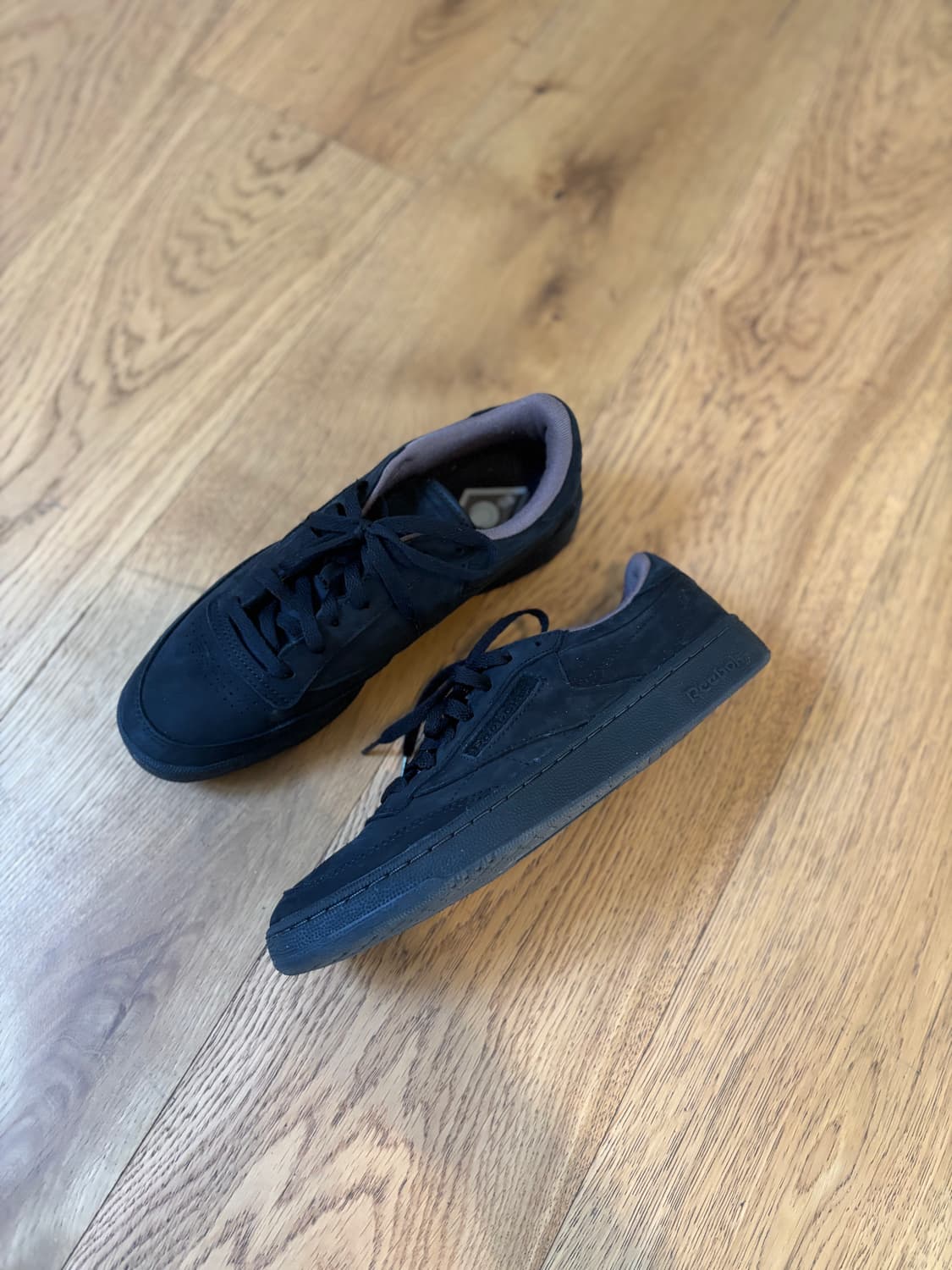 리복 클럽C 워시드 블랙 상품이미지2