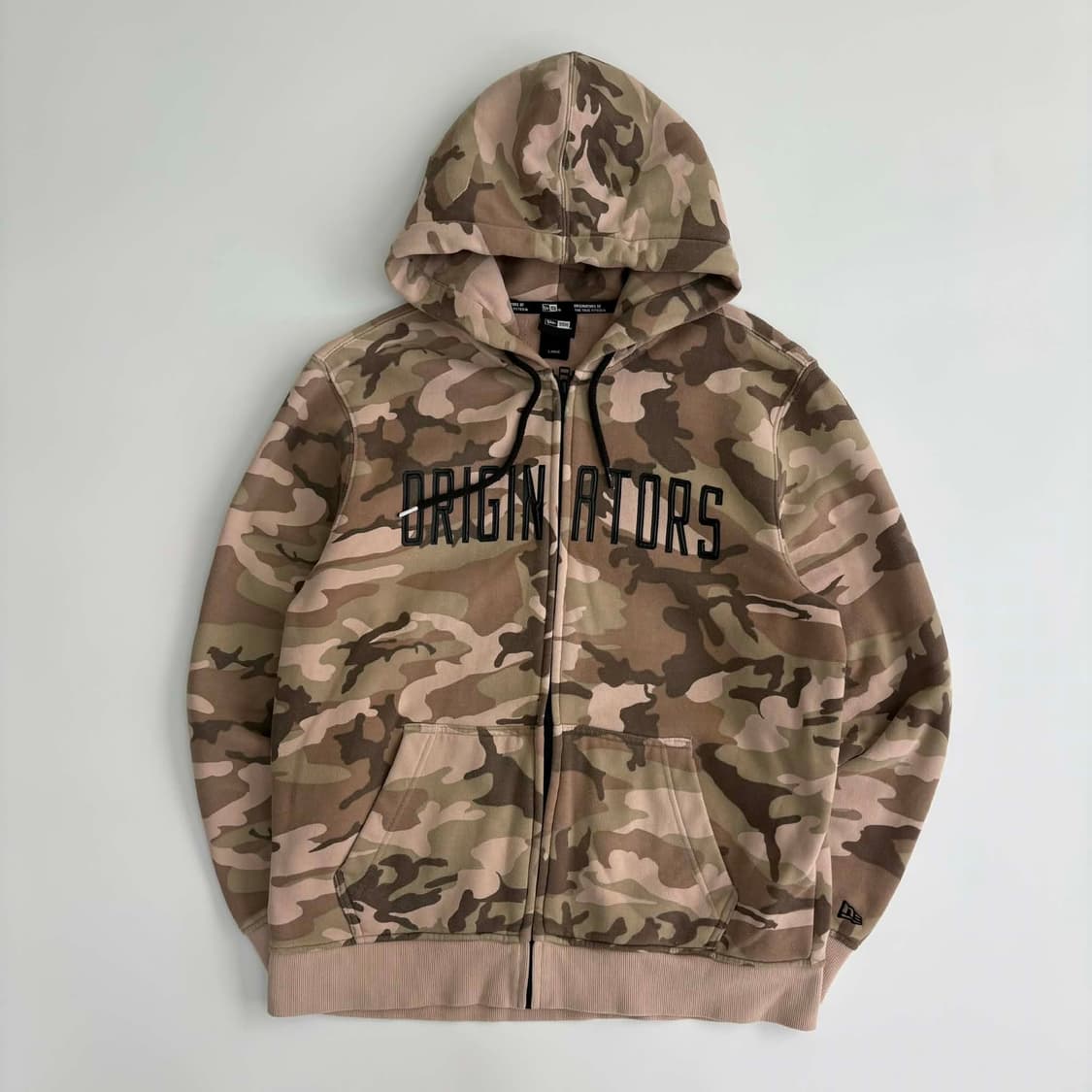 뉴에라 카모플라쥬 스웻 후드집업 희귀져지(L) 상품이미지2