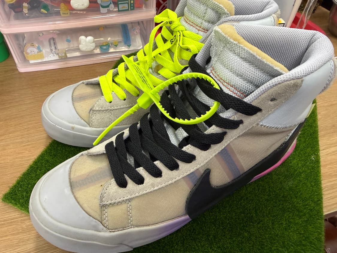 나이키 오프화이트 블레이져 미드 255mm 상품이미지4