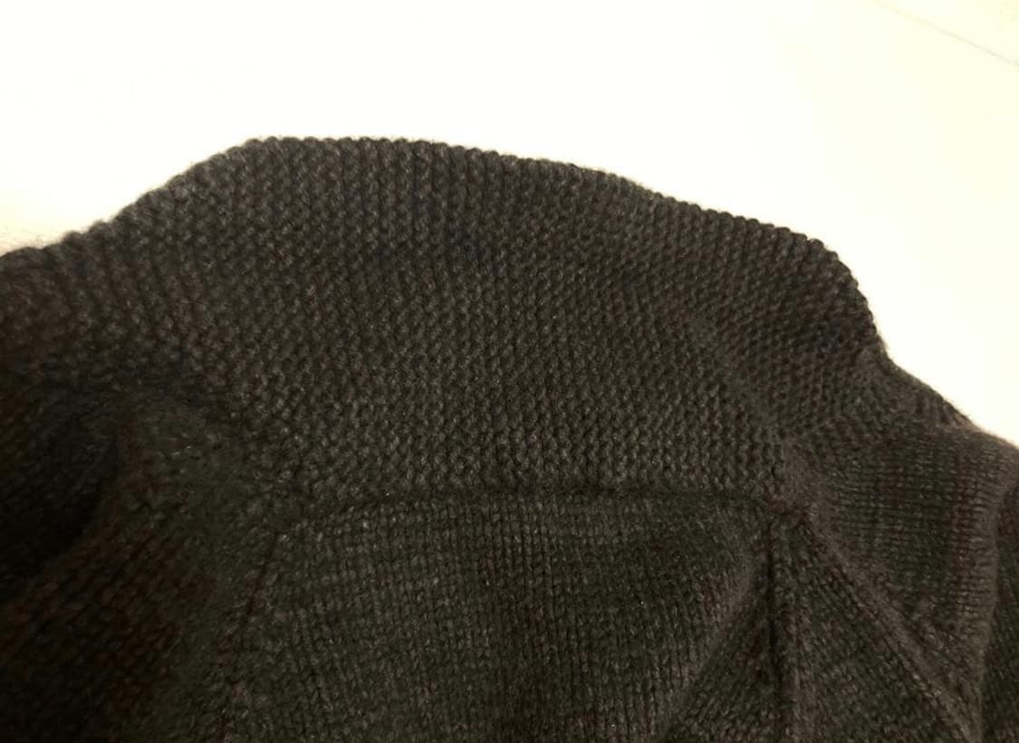 슬로프슬로우 핸드니팅 코위챤 스웨터 블랙 상품이미지9