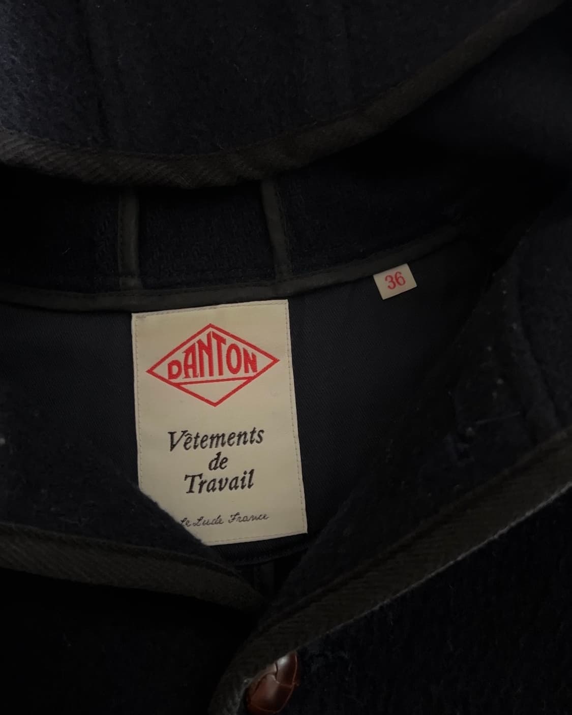 단톤 울 파일 라운드칼라 후드 자켓 36 상품이미지5