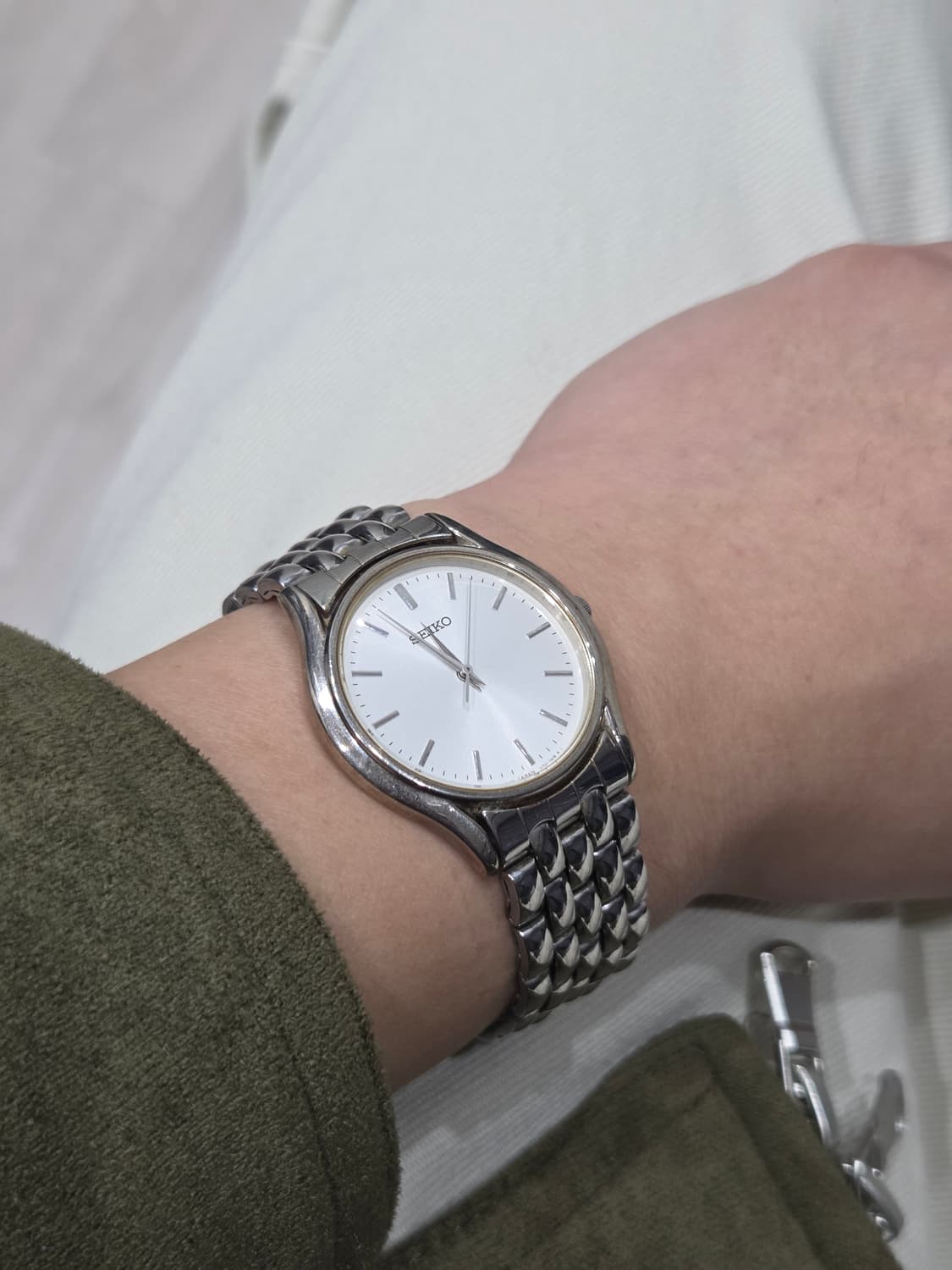 [희귀]90s 클레식 빈티지 세이코 드레스워치 V701-7A20 슬림 상품이미지1