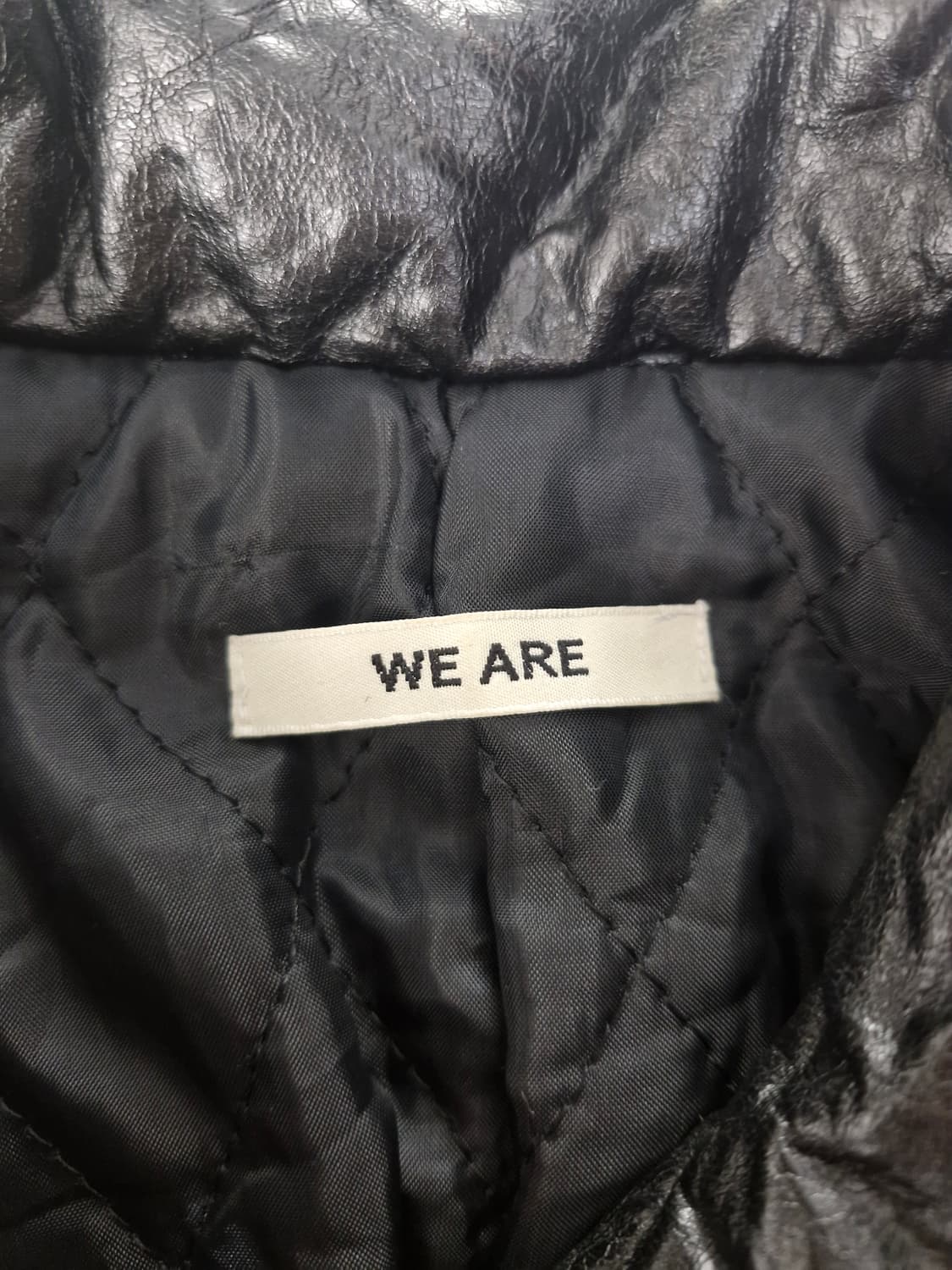 WE ARE 위아 레더 셔츠 패딩점퍼 상품이미지6