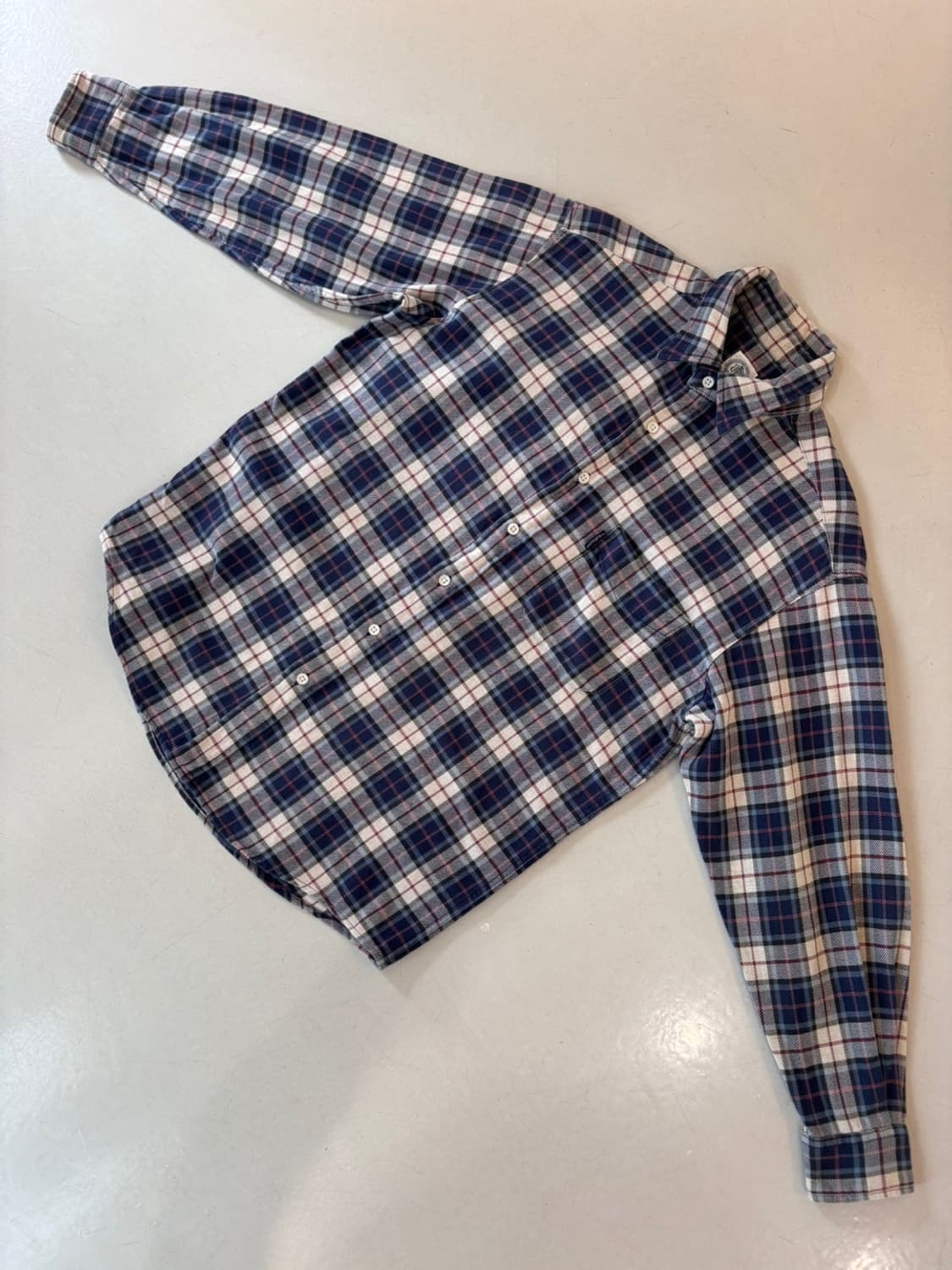 Vintage J.Press Check Shirt 상품이미지3