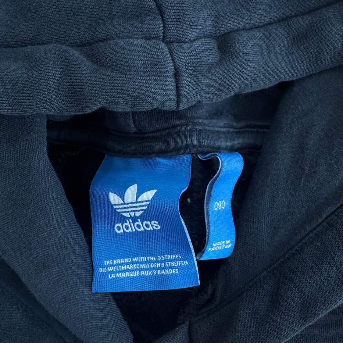 Adidas 아디다스 파이어로고 네이비 후드티 상품이미지5