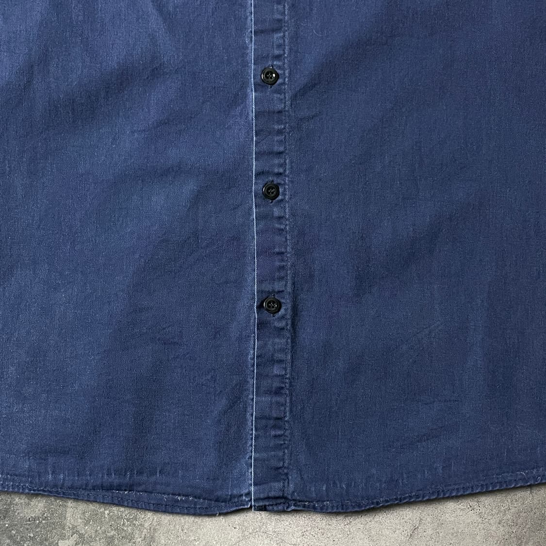 REDKAP 레드캡 빈티지 네이비 코튼 워크 셔츠 A00671 상품이미지4