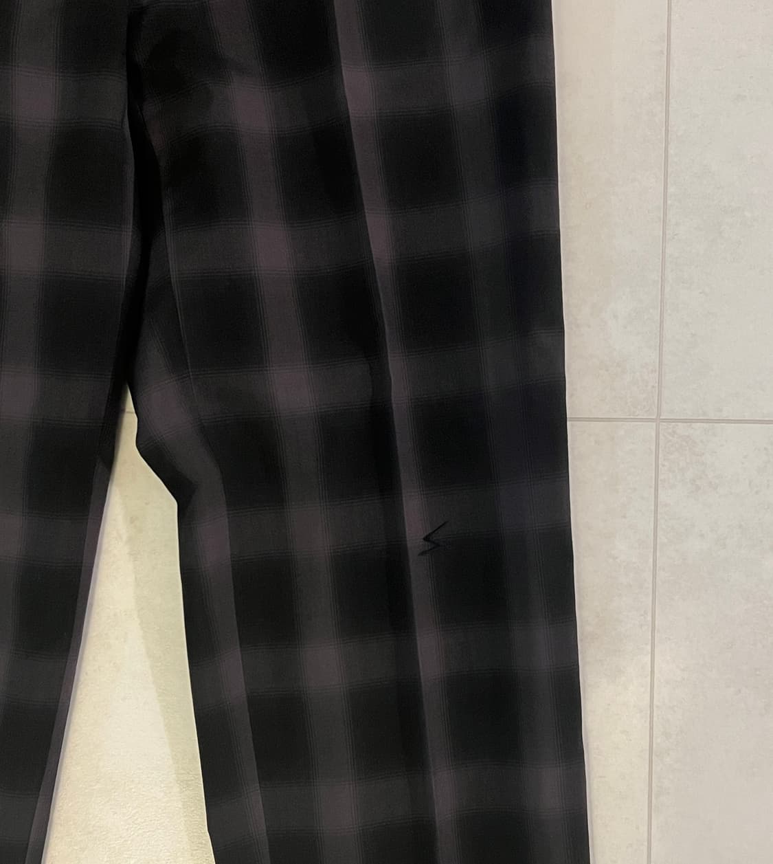 언더커버 09ss  "POPTONEZ 체크 슬랙스 상품이미지2