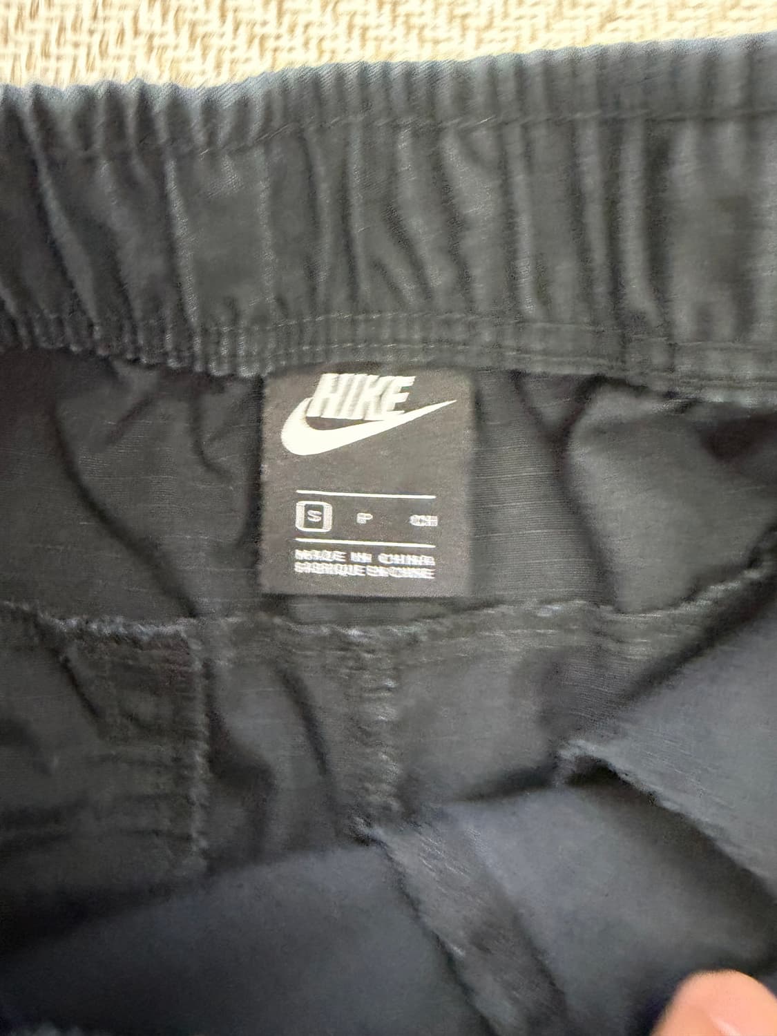 정품) 나이키 블랙 카고 바지 S 상품이미지5
