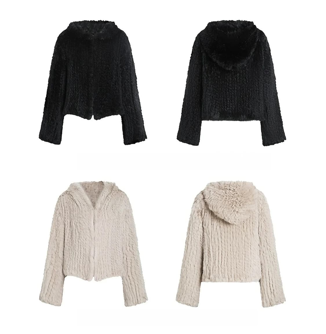 파리지앵바이브 후드 퍼자켓 상품이미지8