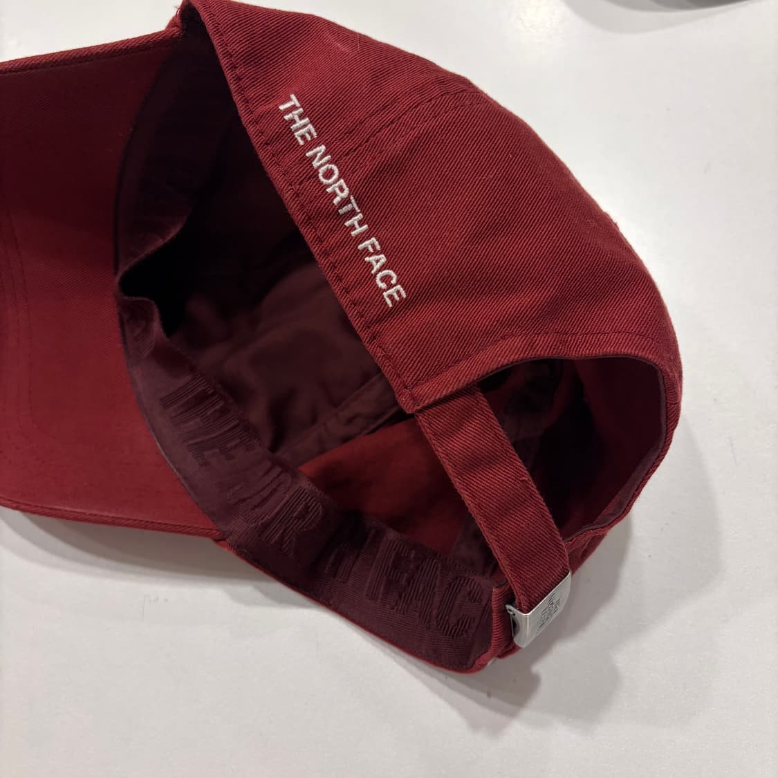 노스페이스 볼캡 버건디 레드 상품이미지3