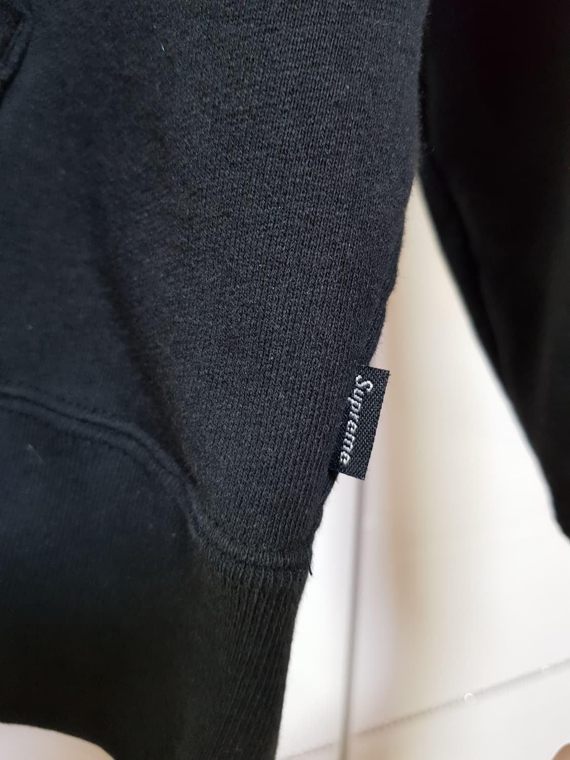 슈프림 도우보이 후드 집업 티셔츠 블랙 22FW 상품이미지5