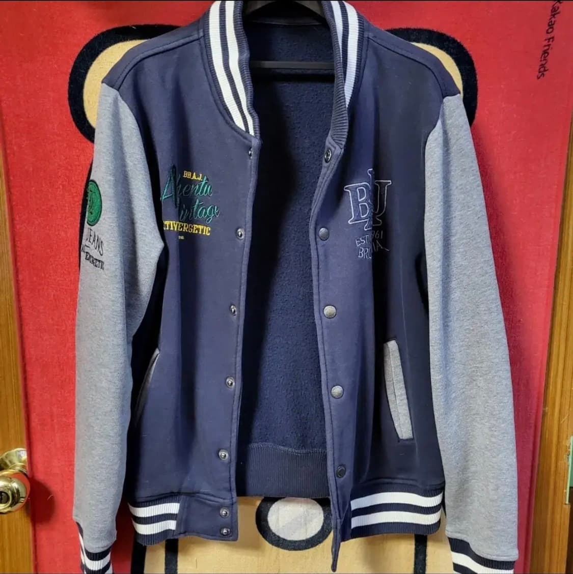 주인강추) 한정판 뱅뱅 완전예쁜 바시티 90 입었을때 짱예쁨 상품이미지1