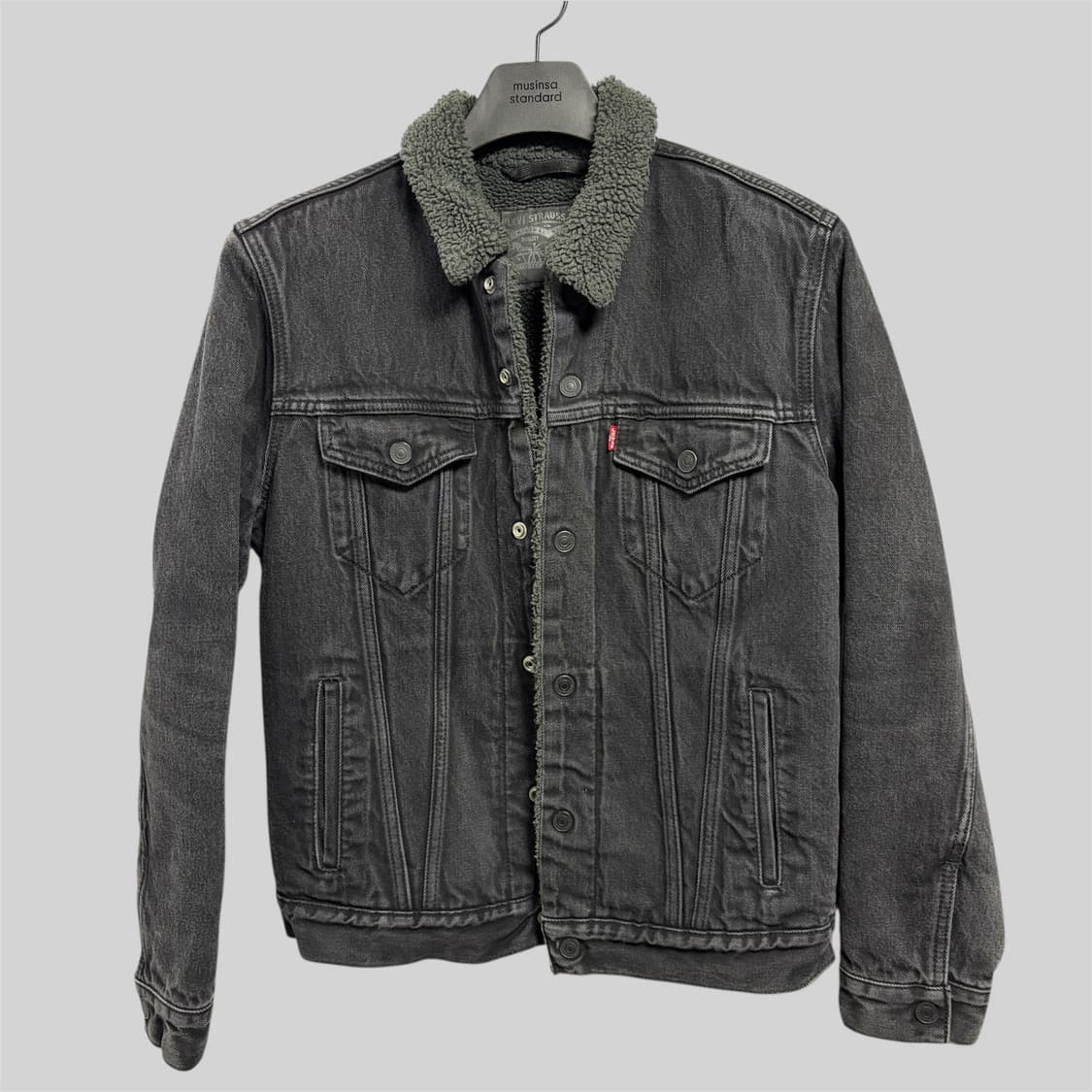 리바이스 쉐르파 자켓 검검 M 상품이미지1