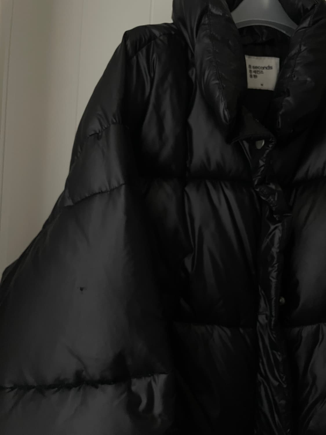 에잇세컨즈 숏패딩 블랙 M 상품이미지4