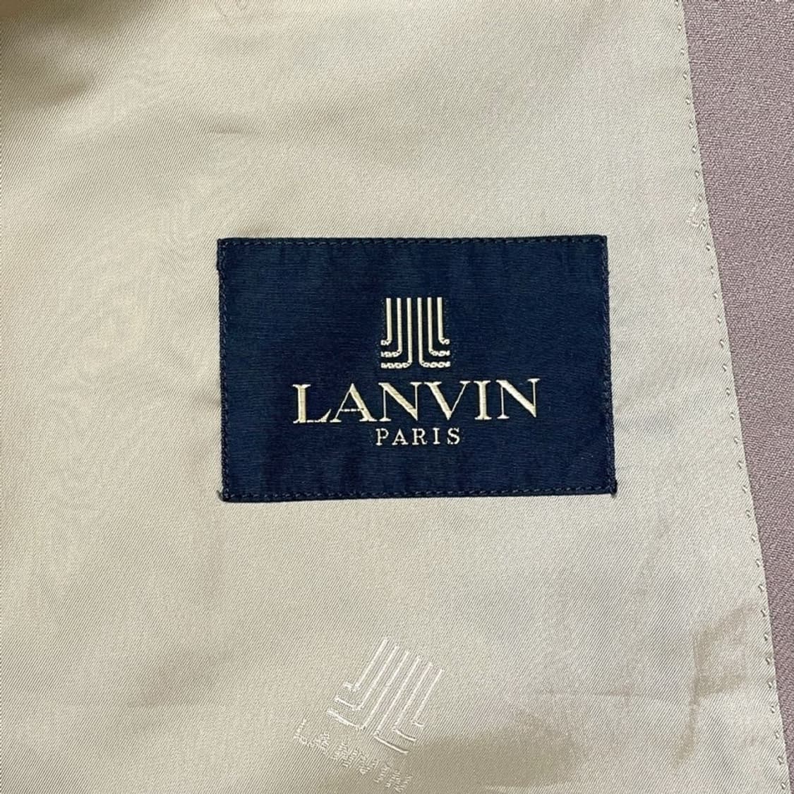 정품 랑방 베이지 더블 자켓  상품이미지5